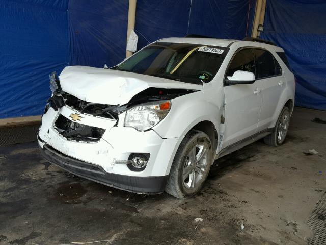 2GNFLNEK6C6110255 - 2012 CHEVROLET EQUINOX LT WHITE photo 2