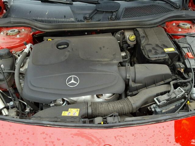 WDDSJ4EB6GN391357 - 2016 MERCEDES-BENZ CLA 250 RED photo 7