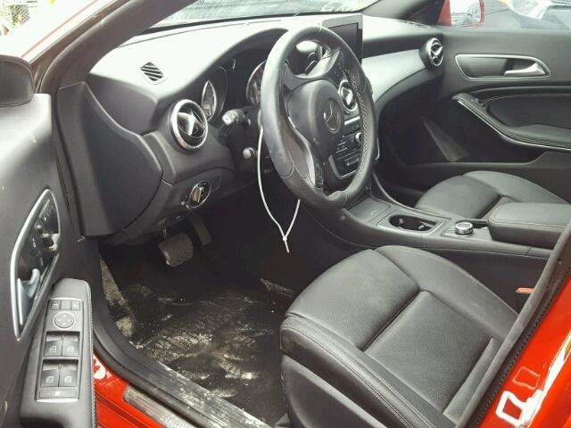 WDDSJ4EB6GN391357 - 2016 MERCEDES-BENZ CLA 250 RED photo 9