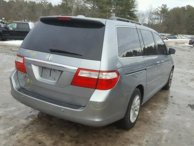 5FNRL38856B073644 - 2006 HONDA ODYSSEY TO BLUE photo 4