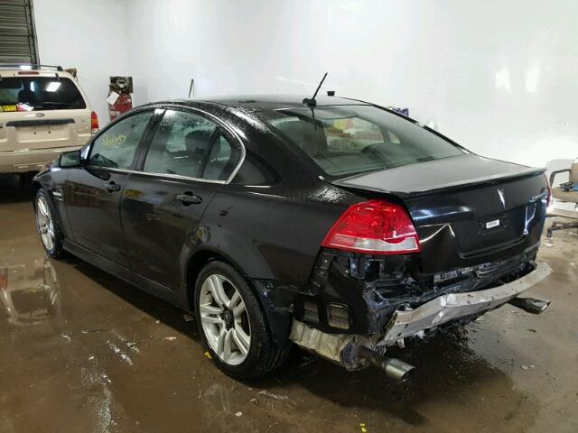 6G2ER57709L173550 - 2009 PONTIAC G8 BLACK photo 3