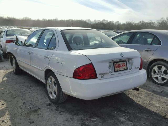 3N1CB51D55L482077 - 2005 NISSAN SENTRA 1.8 WHITE photo 3