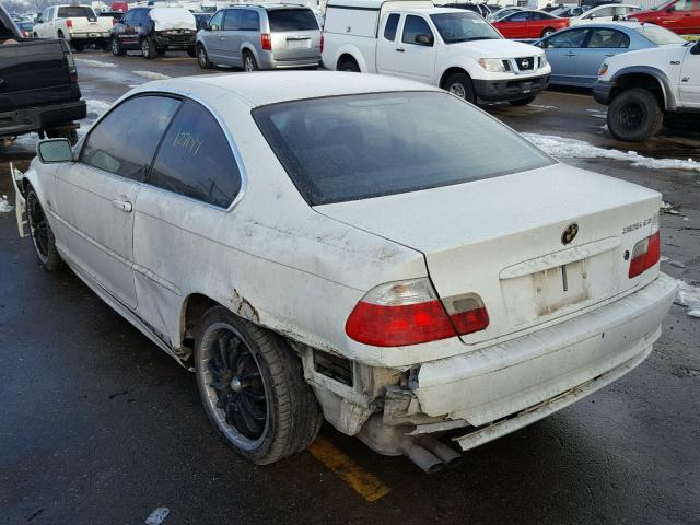 WBABN33432PG58867 - 2002 BMW 325 CI WHITE photo 3