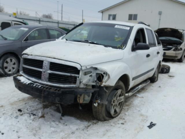 1D4HD48N96F160742 - 2006 DODGE DURANGO SL WHITE photo 2