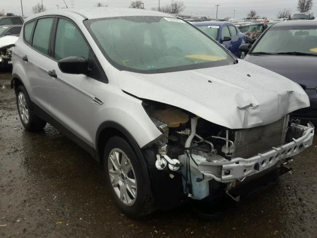 1FMCU0F75EUA85077 - 2014 FORD ESCAPE S SILVER photo 1