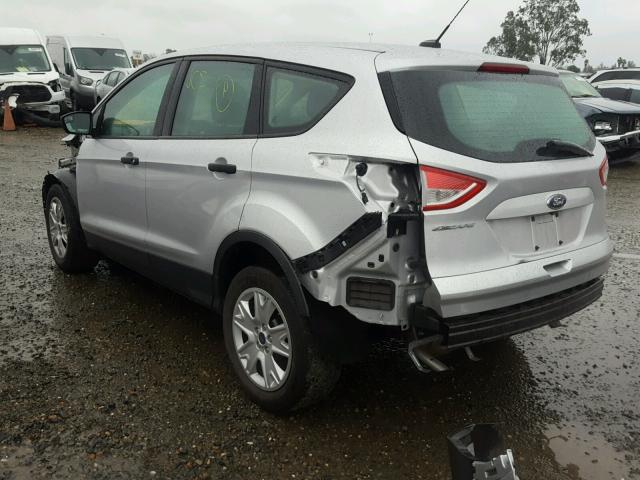 1FMCU0F75EUA85077 - 2014 FORD ESCAPE S SILVER photo 3