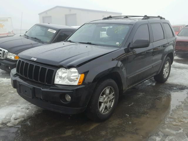 1J8GR48KX7C522833 - 2007 JEEP GRAND CHER BLACK photo 2