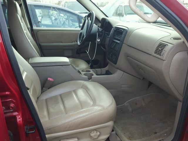 1FMZU73E12ZA66501 - 2002 FORD EXPLORER X RED photo 5