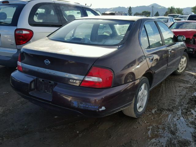 1N4DL01D8YC137780 - 2000 NISSAN ALTIMA XE MAROON photo 4