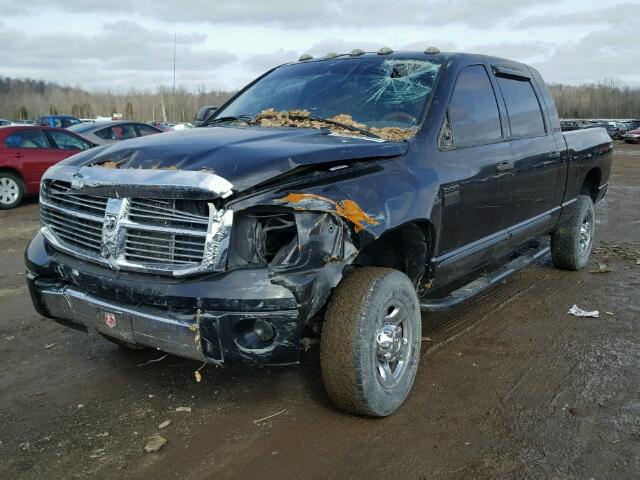 3D3KS29C37G712902 - 2007 DODGE RAM 2500 BLACK photo 2