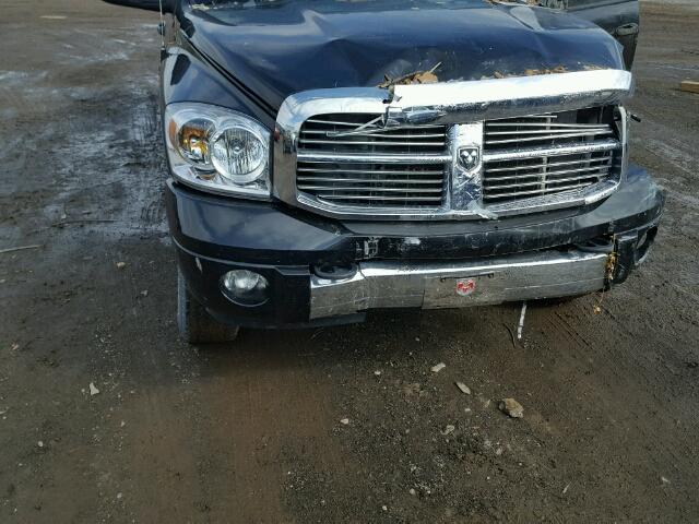 3D3KS29C37G712902 - 2007 DODGE RAM 2500 BLACK photo 7