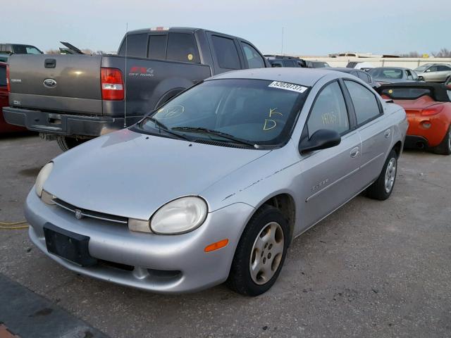 1B3ES46C71D301756 - 2001 DODGE NEON SE SILVER photo 2