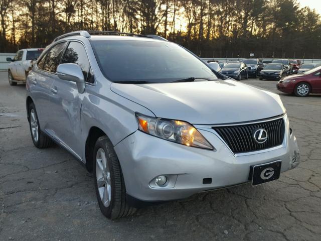 2T2ZK1BA7AC006202 - 2010 LEXUS RX 350 SILVER photo 1