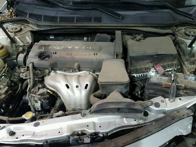 4T1BE46K79U400309 - 2009 TOYOTA CAMRY BASE SILVER photo 7