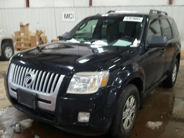 4M2CN9B74AKJ11650 - 2010 MERCURY MARINER BLACK photo 2