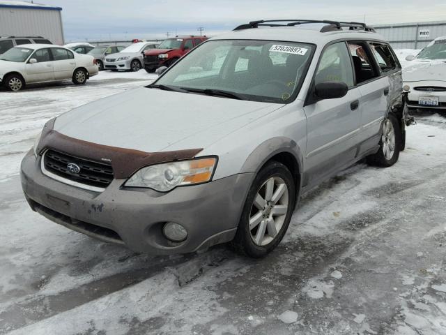 4S4BP61C467331403 - 2006 SUBARU LEGACY OUT SILVER photo 2