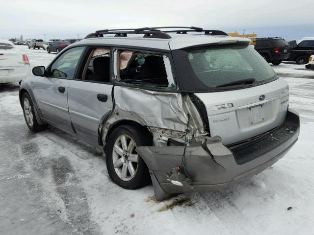 4S4BP61C467331403 - 2006 SUBARU LEGACY OUT SILVER photo 3