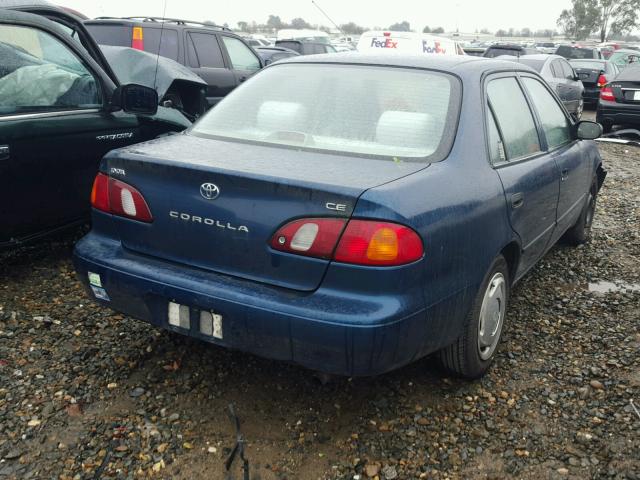 1NXBR12E1XZ266462 - 1999 TOYOTA COROLLA VE BLUE photo 4