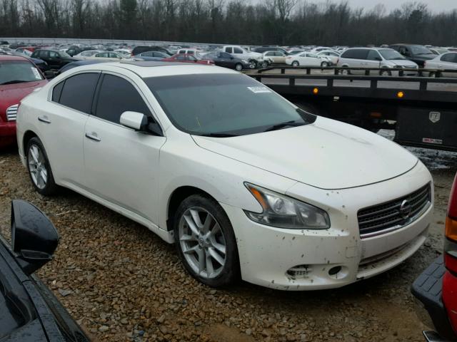 1N4AA51E19C822221 - 2009 NISSAN MAXIMA S WHITE photo 1