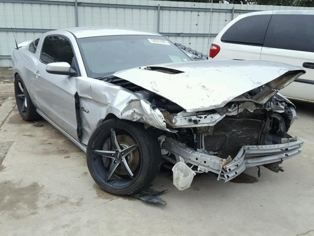 1ZVBP8CF1D5205559 - 2013 FORD MUSTANG GT SILVER photo 1