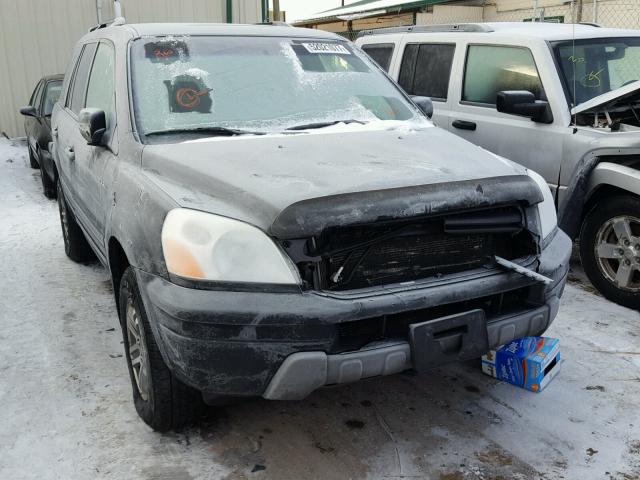 5FNYF18655B062860 - 2005 HONDA PILOT EXL BLACK photo 1