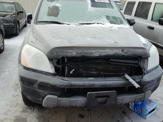 5FNYF18655B062860 - 2005 HONDA PILOT EXL BLACK photo 9