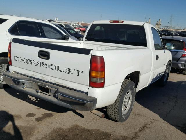 1GCEC14W0XZ118069 - 1999 CHEVROLET SILVERADO WHITE photo 4