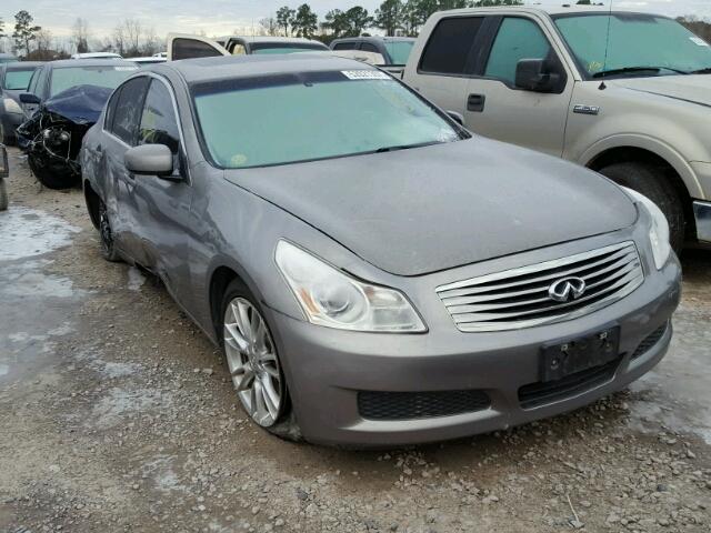 JNKBV61E08M200015 - 2008 INFINITI G35 GRAY photo 1