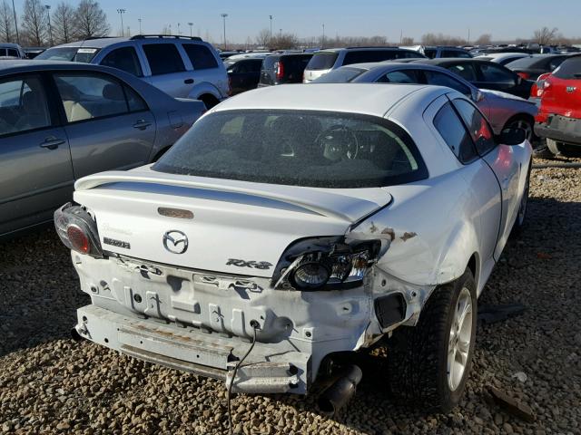 JM1FE173480214809 - 2008 MAZDA RX8 WHITE photo 9