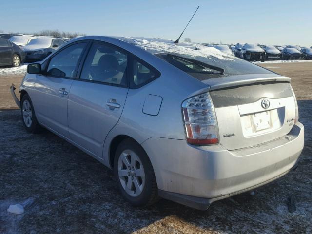 JTDKB20U797819853 - 2009 TOYOTA PRIUS SILVER photo 3