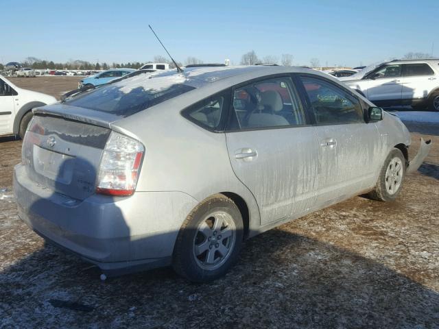 JTDKB20U797819853 - 2009 TOYOTA PRIUS SILVER photo 4