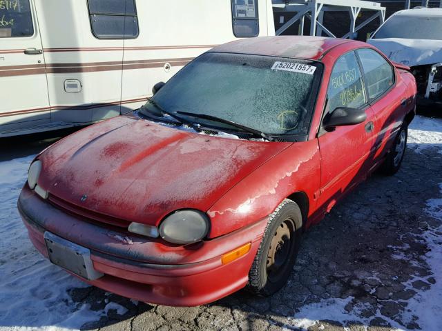 1B3ES47C7TD592888 - 1996 DODGE NEON HIGHL RED photo 2