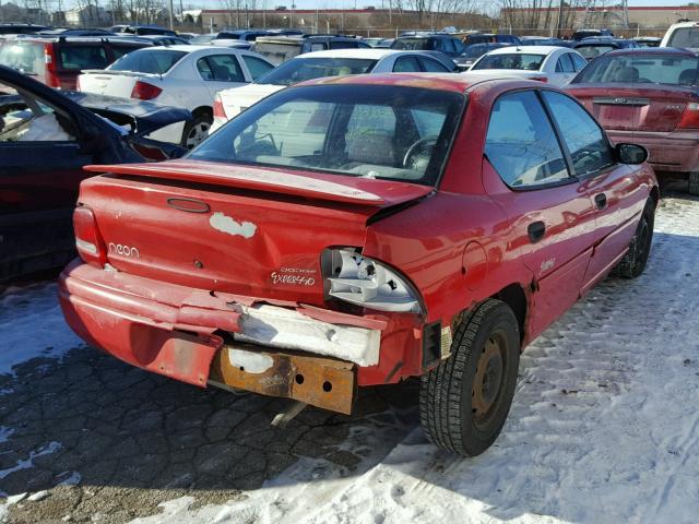 1B3ES47C7TD592888 - 1996 DODGE NEON HIGHL RED photo 4