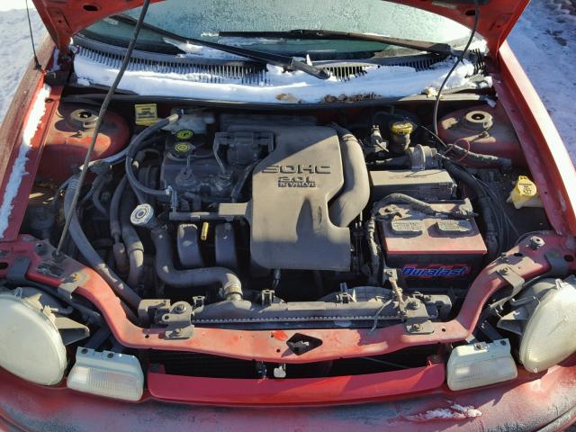 1B3ES47C7TD592888 - 1996 DODGE NEON HIGHL RED photo 7