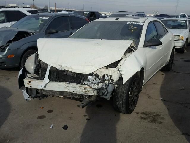 1G2ZG57B684109627 - 2008 PONTIAC G6 BASE WHITE photo 2