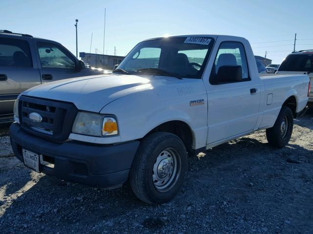 1FTYR10D56PA25736 - 2006 FORD RANGER WHITE photo 2