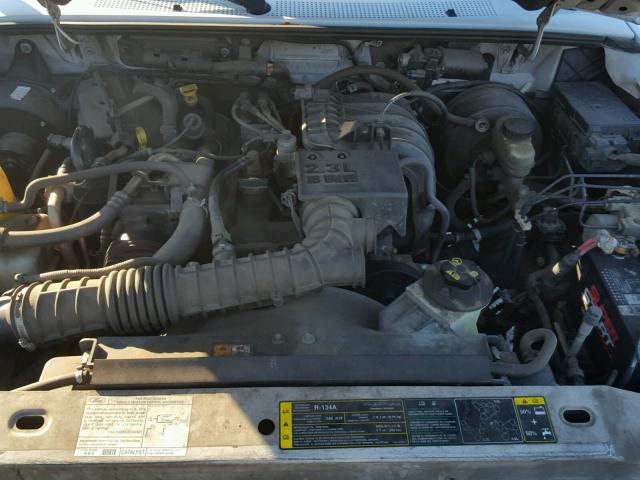 1FTYR10D56PA25736 - 2006 FORD RANGER WHITE photo 7