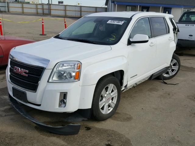 2GKALMEKXD6304953 - 2013 GMC TERRAIN SL WHITE photo 2