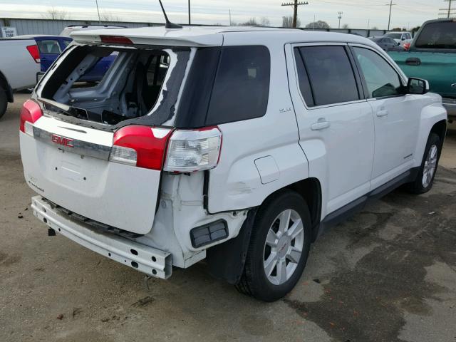 2GKALMEKXD6304953 - 2013 GMC TERRAIN SL WHITE photo 4