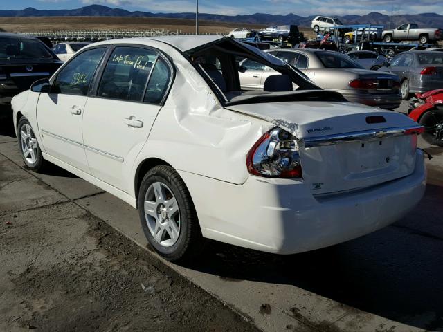 1G1ZT51896F133743 - 2006 CHEVROLET MALIBU LT WHITE photo 3
