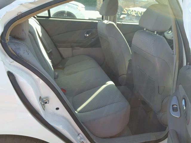 1G1ZT51896F133743 - 2006 CHEVROLET MALIBU LT WHITE photo 6