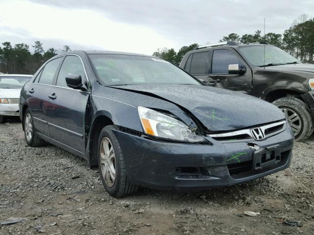 1HGCM56896A173404 - 2006 HONDA ACCORD EX BLUE photo 1