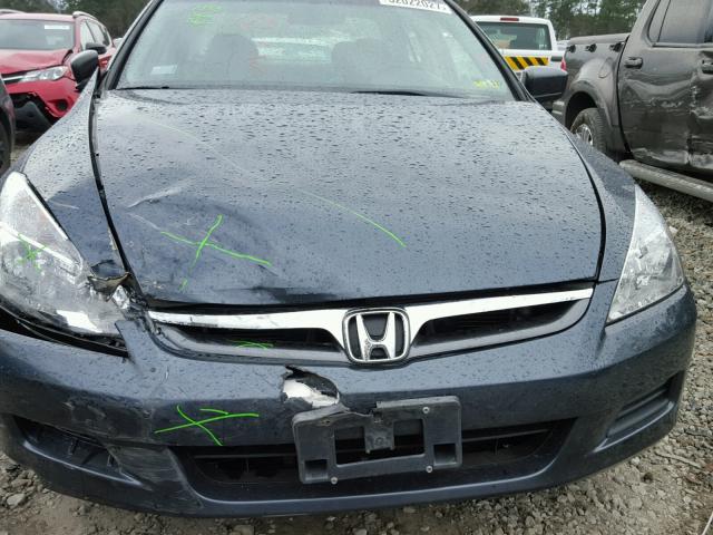 1HGCM56896A173404 - 2006 HONDA ACCORD EX BLUE photo 9