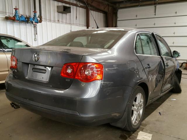 3VWEF81K67M138441 - 2007 VOLKSWAGEN JETTA WOLF GRAY photo 4