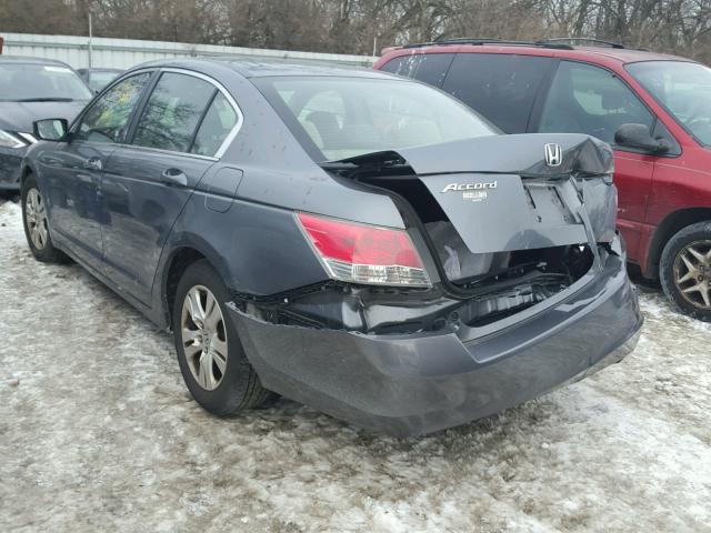 JHMCP26428C060482 - 2008 HONDA ACCORD LXP GRAY photo 3