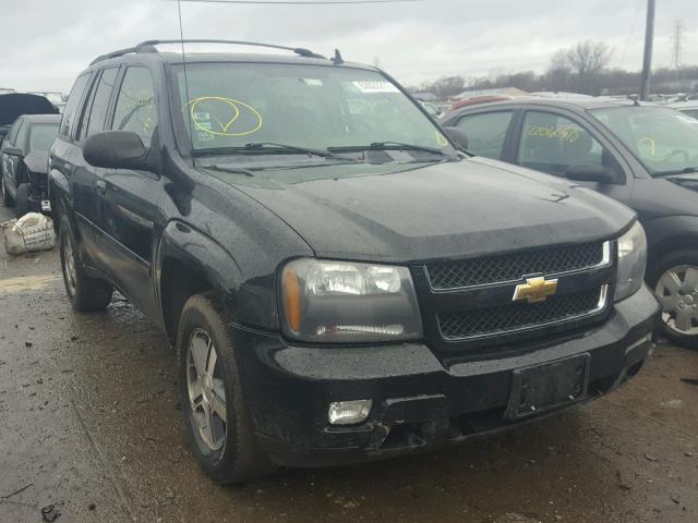 1GNDT13S272160267 - 2007 CHEVROLET TRAILBLAZE BLACK photo 1