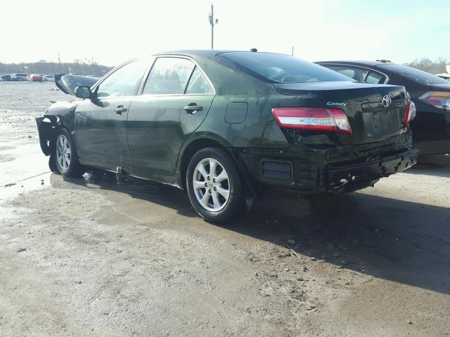 4T1BF3EK1BU699794 - 2011 TOYOTA CAMRY BASE GREEN photo 3