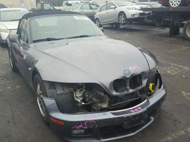 4USCH3349YLF43537 - 2000 BMW Z3 2.8 GRAY photo 1