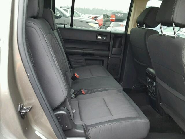 2FMGK5C80DBD26713 - 2013 FORD FLEX SEL GRAY photo 6