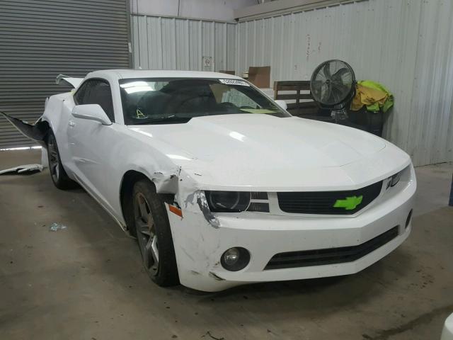 2G1FC1E39C9203336 - 2012 CHEVROLET CAMARO LT WHITE photo 1